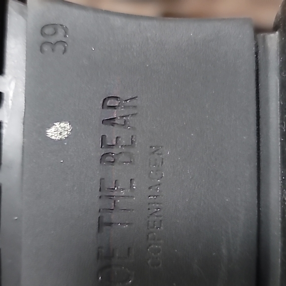 SHOE THE BEARREBEL HIGH SHAFT LEATHER BOOTS - MATTE BLACK size 8 - Picture 14 of 14